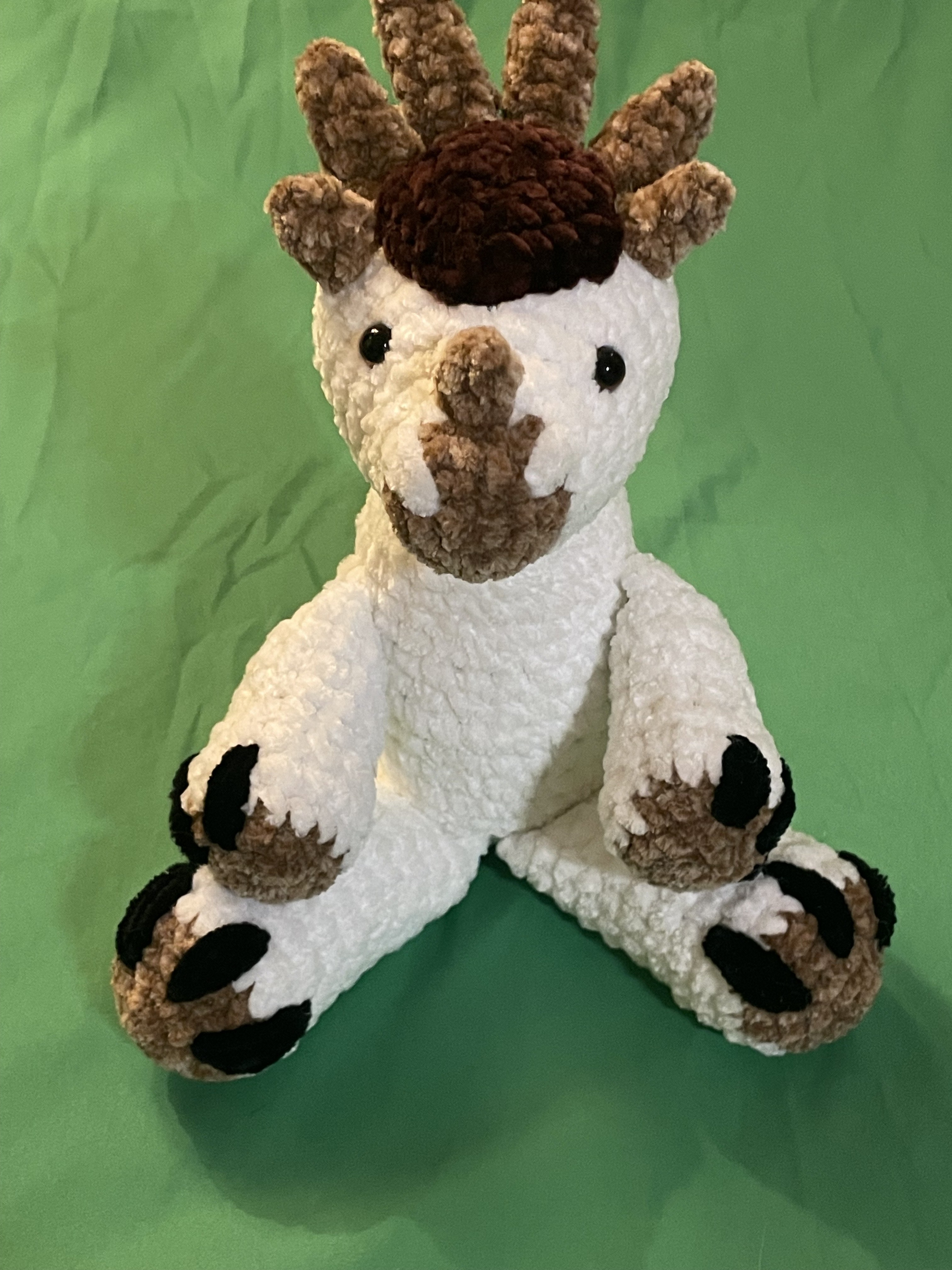 Handmade Crochet Stygimoloch Plush by Yarn Rascals
