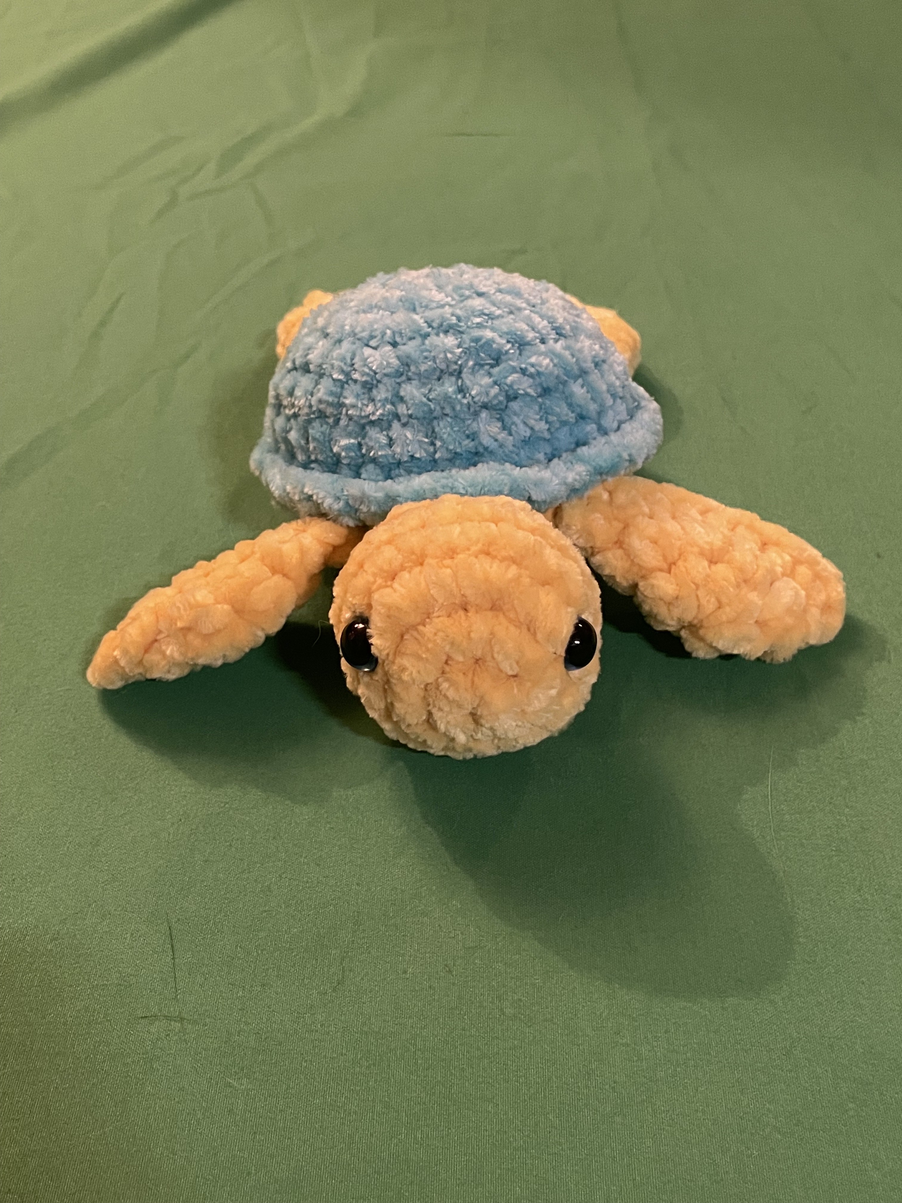 Handmade Crochet Turtle Plushie by Yarn Rascals